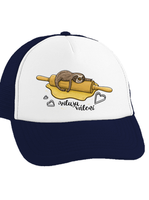 Miluju válení kšiltovka truckerka French Navy cap