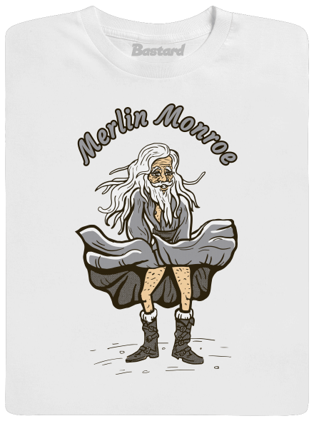 Merlin Monroe dětské tričko White