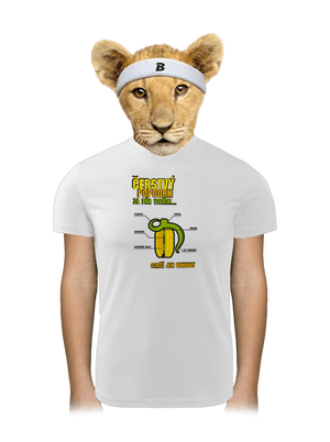 Čerstvý popcorn dětské sportovní tričko White