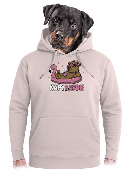 Kapybarbie unisex mikina premium Rose Chalk