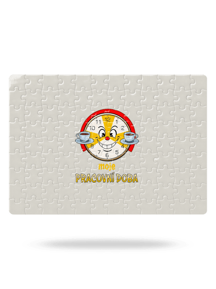Pracovní doba puzzle White