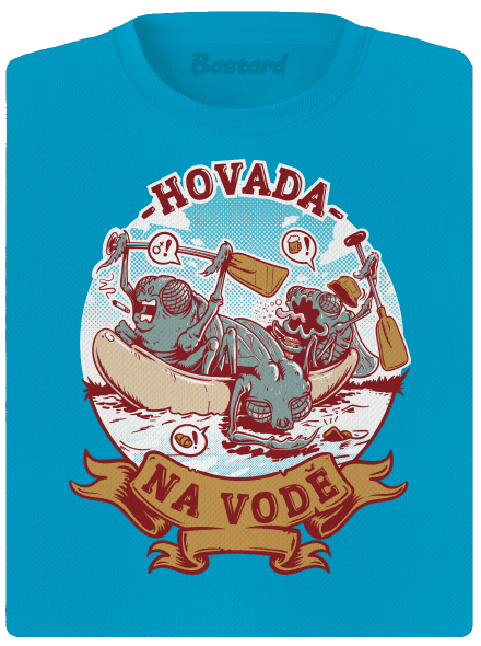 Hovada na vodě dámské sportovní tričko Blue Atol