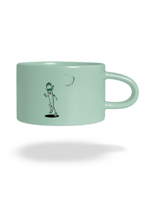 Pálím špeky hrnek makronka Mint Macaron