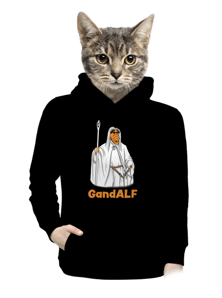GandALF dámská mikina klokanka Black