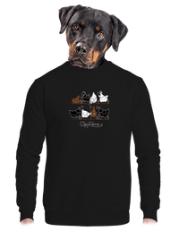 unisex mikina bez kapuce