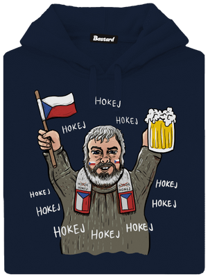 Hodor pánská mikina klokanka Navy