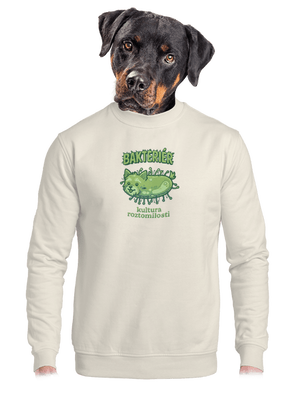 unisex mikina bez kapuce