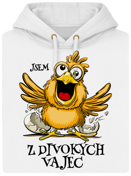 Z divokých vajec unisex mikina premium Snowwhite
