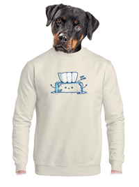 unisex mikina bez kapuce