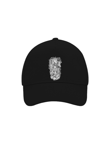 Pastvina kšiltovka baseballka Black