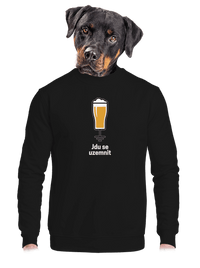 unisex mikina bez kapuce