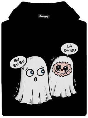 La bu bu dětská mikina klokanka Black