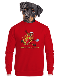 unisex mikina bez kapuce