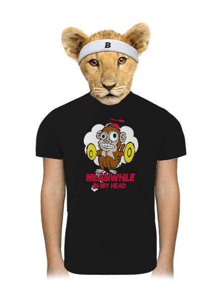 Monkey in my head dětské sportovní tričko Black