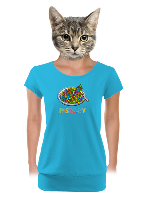 dámské tričko s lemem