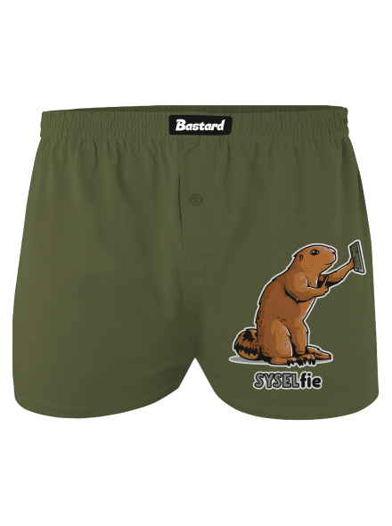 Syselfie pánské trenky Khaki