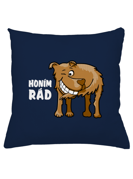 Honím rád polštář Dark Navy