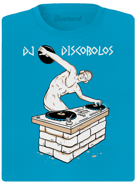 DJ Discobolos dámské sportovní tričko Blue Atol