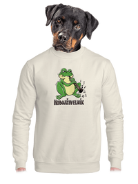 unisex mikina bez kapuce