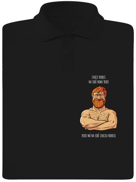 Chuck Norris pánská polokošile Black