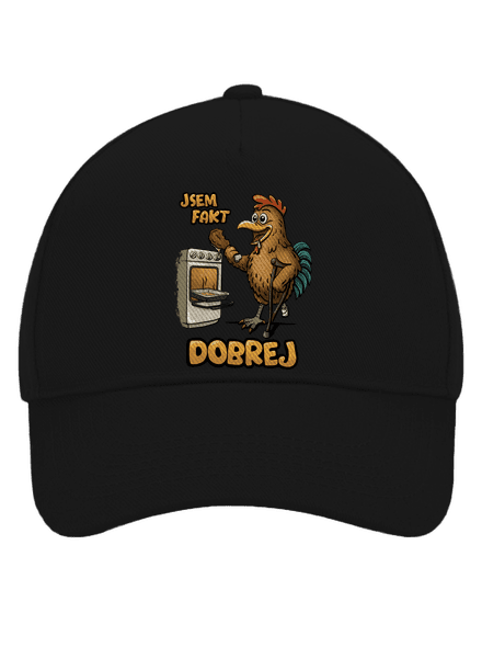 Jsem dobrej kšiltovka baseballka Black