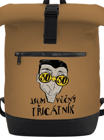Věčný třicátník batoh Caramel