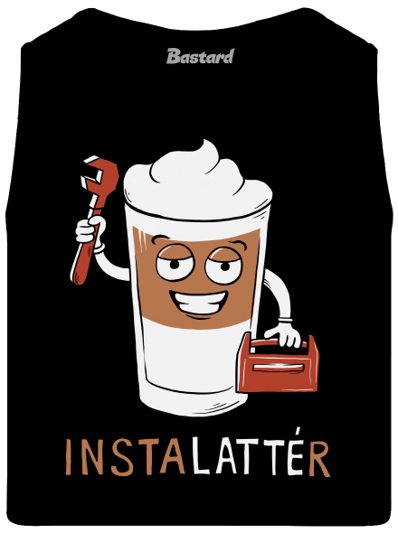 Instalattér pánské tílko Black