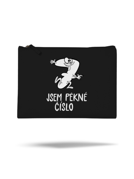 Jsem pěkné číslo taštička Black