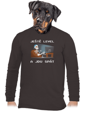 Ještě level pánské dlouhý rukáv Bear Brown