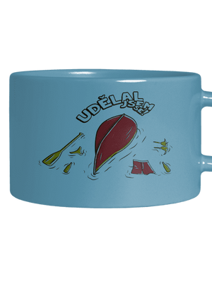 Udělal jsem se hrnek makronka Blue Macaron