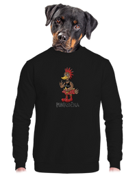 unisex mikina bez kapuce