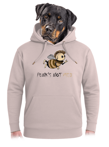 Punks Not Med unisex mikina premium Rose Chalk