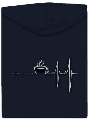 Coffee help dámská mikina na zip Navy Mal