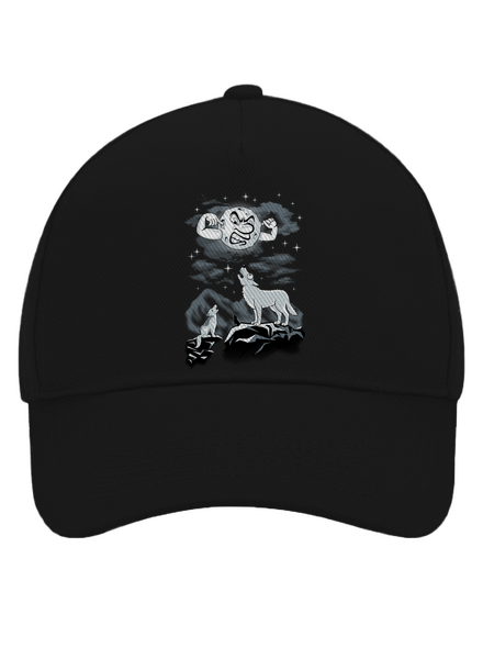 Vlčí árie kšiltovka baseballka Black