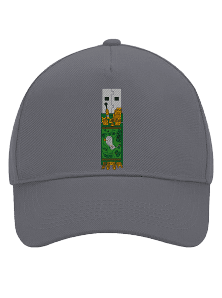 USB city kšiltovka baseballka Graphite grey