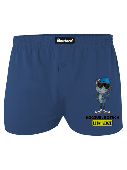 Kocour v botách pánské trenky Blue