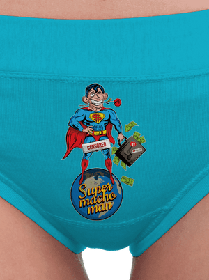 Supermachoman dámské kalhotky Turquoise