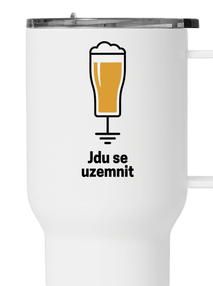 Jdu se uzemnit termohrnek White
