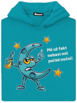 Pořád noční dětská mikina klokanka Hawaiian Blue