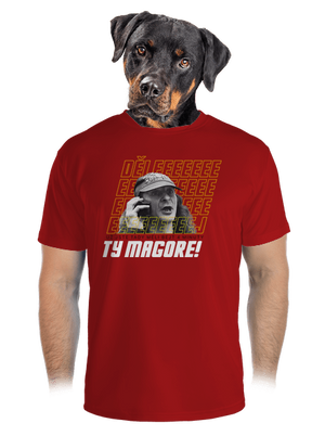 B18: Jiří Kára pánské sportovní tričko Red Mal