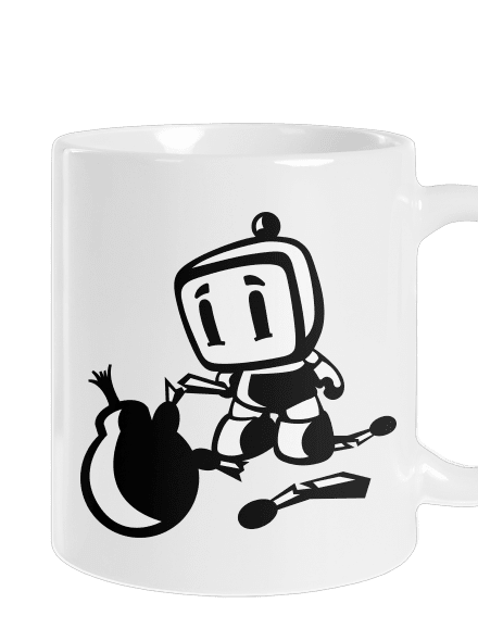 Bomberman klasický hrnek White