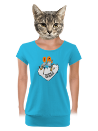 dámské tričko s lemem