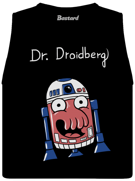 Dr. Droidberg dámské tílko volné Black