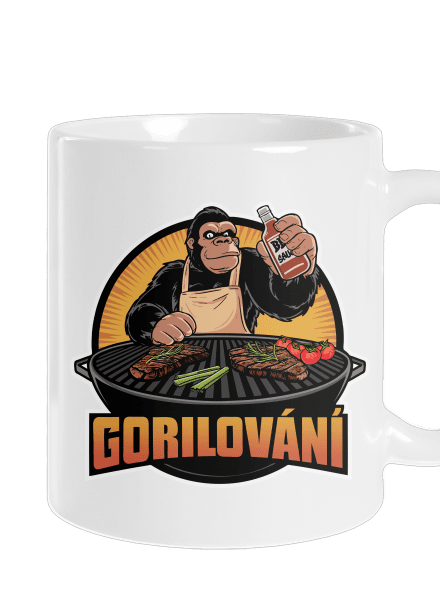 Gorilování klasický hrnek White