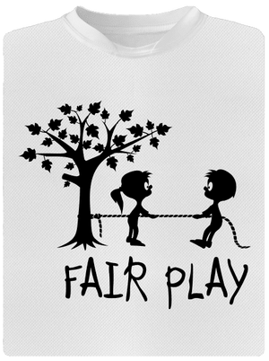 Fair play dětské sportovní tričko White