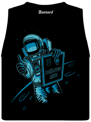 Zaměstnanec měsíce dámské tílko volné Black