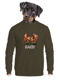 unisex mikina bez kapuce