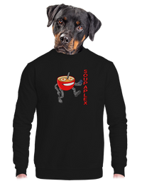 unisex mikina bez kapuce