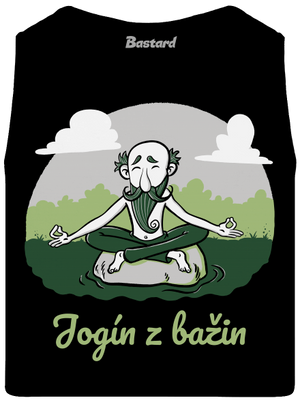 Jogín z bažin pánské tílko Black