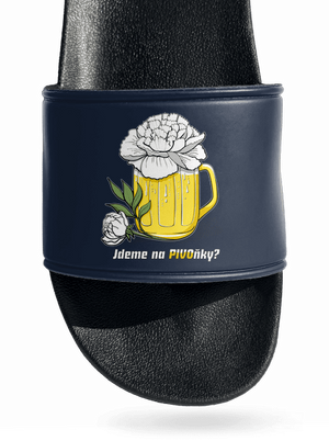 Pivoňky pantofle Navy